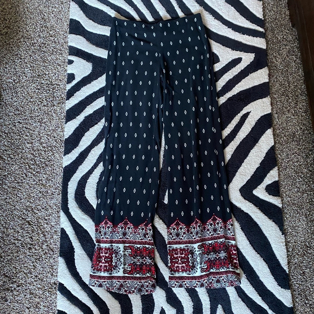 Rayon printed pants
